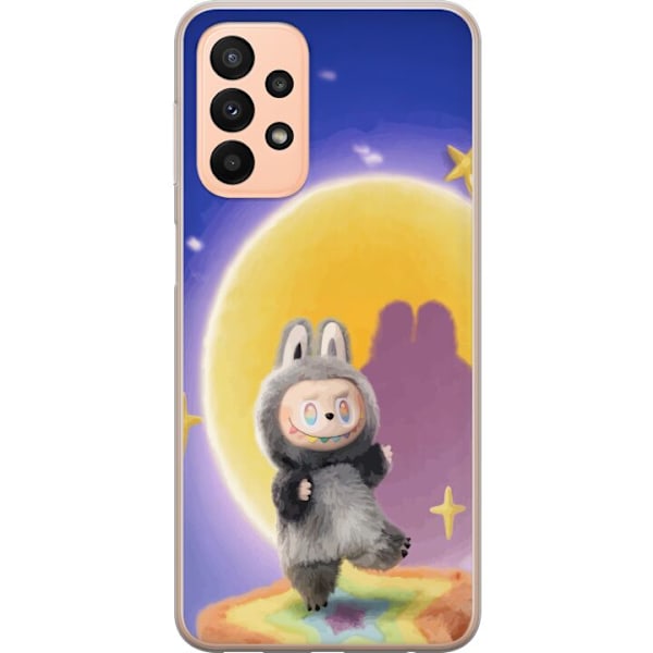 Samsung Galaxy A23 5G Gjennomsiktig deksel Labubu Neon Pop - N