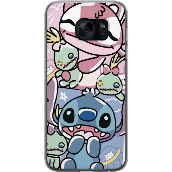 Samsung Galaxy S7 Genomskinligt Skal Stitch