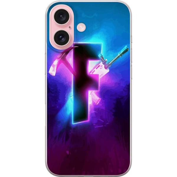 Apple iPhone 16 Gjennomsiktig deksel Fortnite