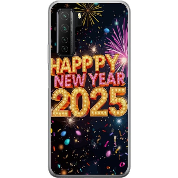 Huawei P40 lite 5G Gennemsigtig cover Nytår 2025