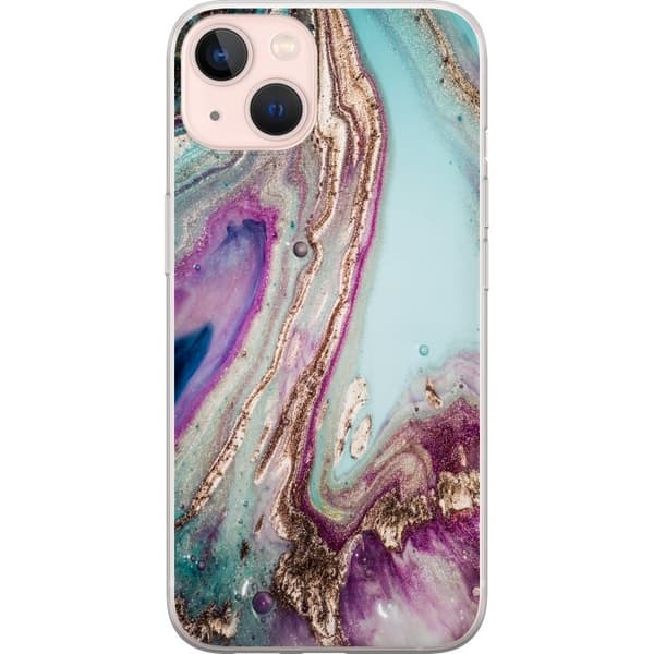 Kompatibel Mobilcover til Apple iPhone 13 Lila marmor