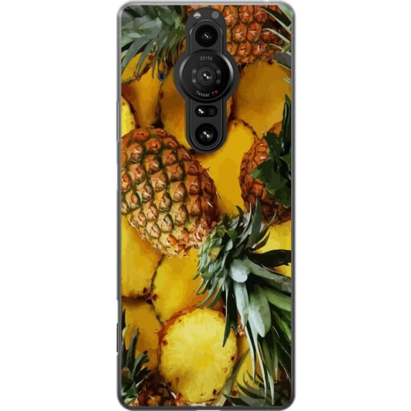 Sony Xperia Pro-I Genomskinligt Skal Tropisk Frukt