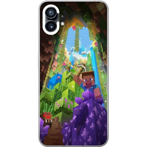 Nothing Phone (1) Gennemsigtig cover Minecraft