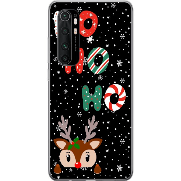 Xiaomi Mi Note 10 Lite Genomskinligt Skal HO HO HO