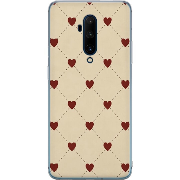 OnePlus 7T Pro Gennemsigtig cover Hjertegitter