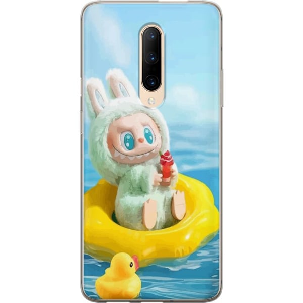 OnePlus 7 Pro Genomskinligt Skal Labubu Macaron Series