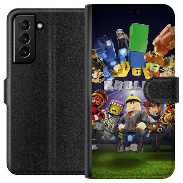 Samsung Galaxy S21+ 5G Lompakkokotelo Roblox Maailma - Pelaami