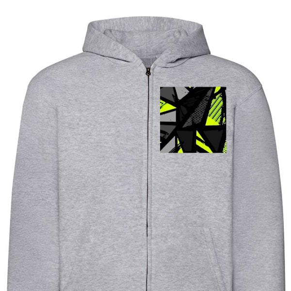 Zip-Hoodie | Huvtröja med Dragkedja för Vuxna Konst