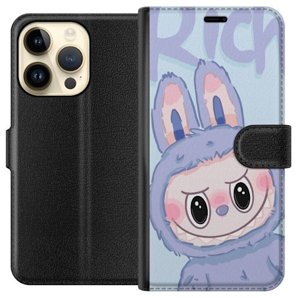 Apple iPhone 14 Pro Plånboksfodral Blue Bunny Labubu