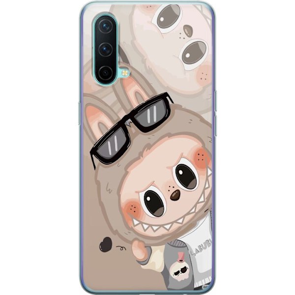OnePlus Nord CE 5G Läpinäkyvä kuori Labubu Rainbow Chaos