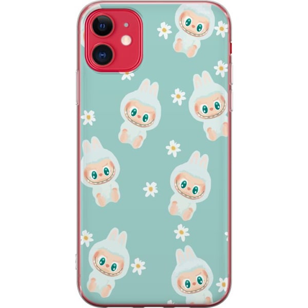 Apple iPhone 11 Läpinäkyvä kuori Labubu Candy Vibes