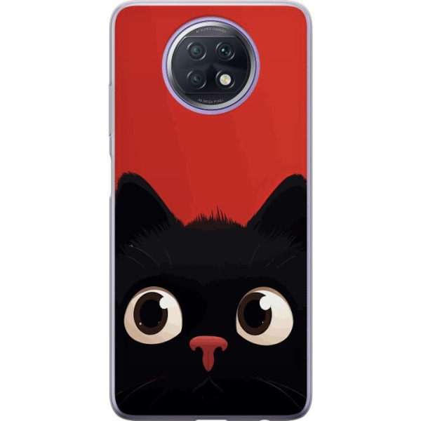 Xiaomi Redmi Note 9T Gjennomsiktig deksel Leken Katt