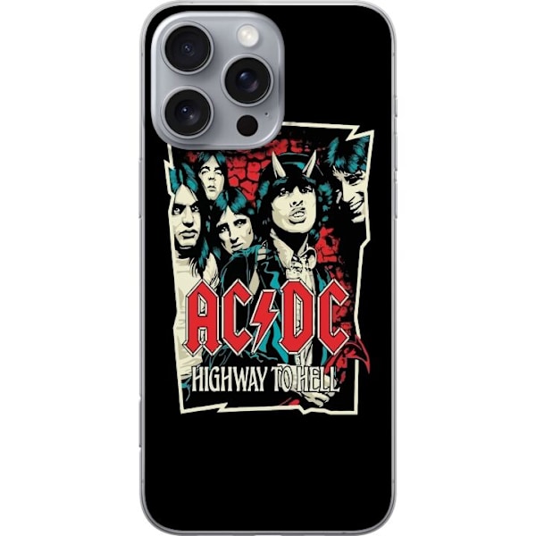 Apple iPhone 16 Pro Max Läpinäkyvä kuori AC/DC