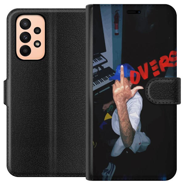 Samsung Galaxy A23 Tegnebogsetui Kærlighed Mystik Design Romantisk Motiv Populært Grafisk Mønster Mode Stil