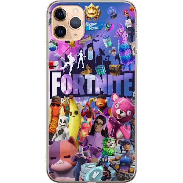 Apple iPhone 11 Pro Max Gjennomsiktig deksel Fortnite