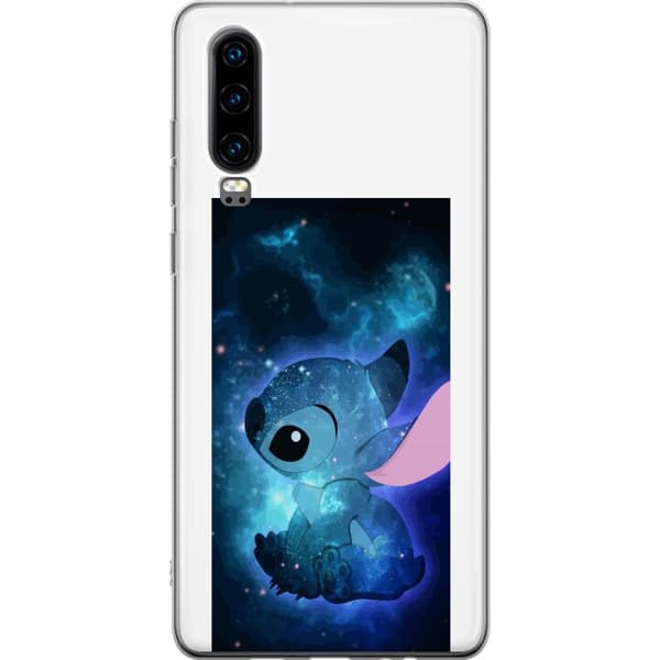 Kompatibelt Mobildeksel til Huawei P30 Galaxyinspirert Stitch med stjernehimmel og romtema blå