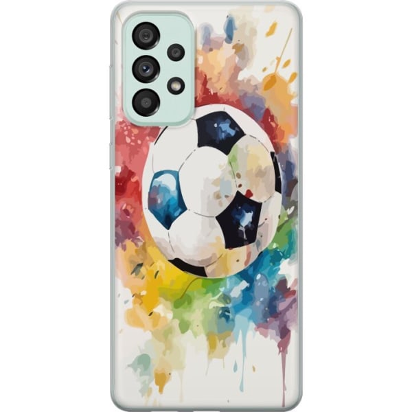 Samsung Galaxy A73 5G Gjennomsiktig deksel Fotball