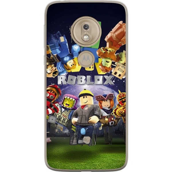 Motorola Moto G7 Play Gennemsigtig cover Roblox Verden - Gamin