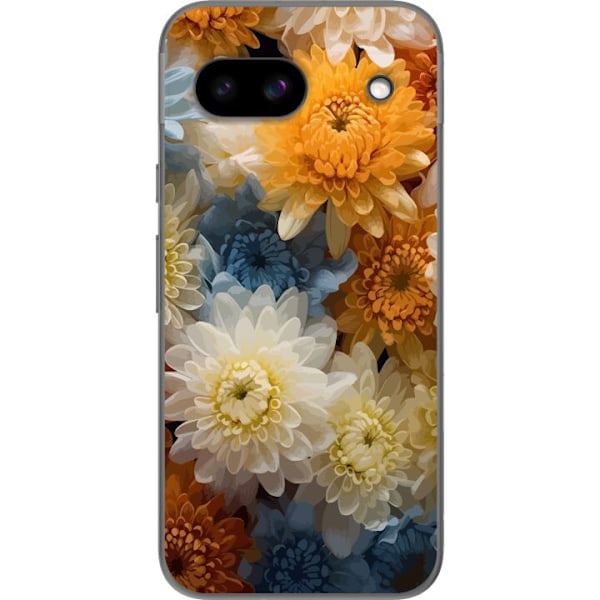 Google Pixel 8a Gennemsigtig cover Blomster