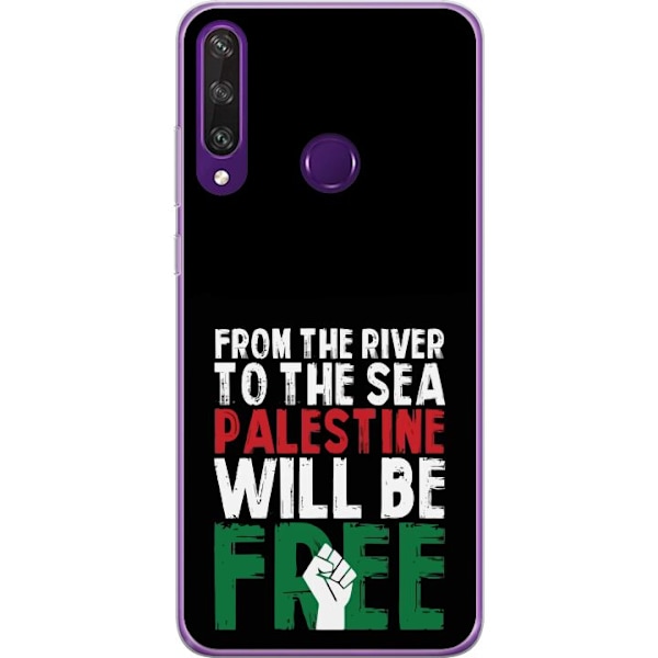 Huawei Y6p Läpinäkyvä kuori Vapauta Palestiina