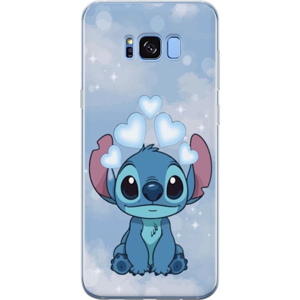 Samsung Galaxy S8 Genomskinligt Skal Stitch Hoppande Glädje – Rolig Design för Present