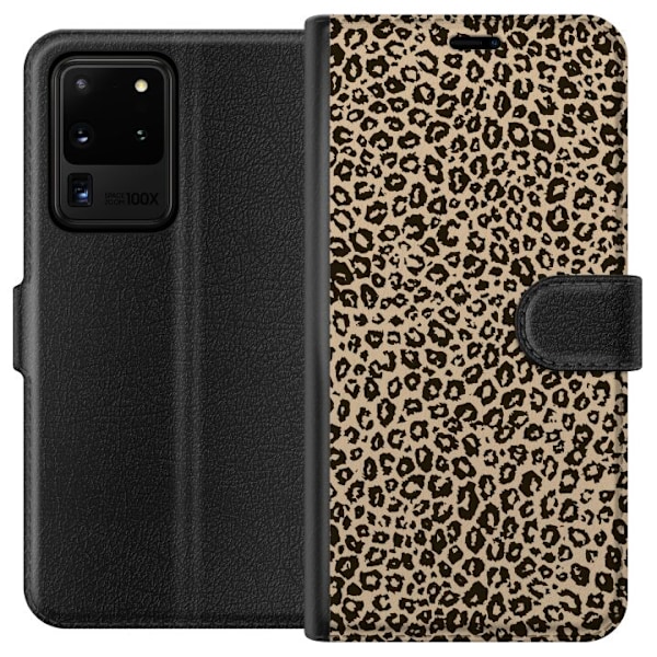 Samsung Galaxy S20 Ultra Lommeboketui Leopardskisse