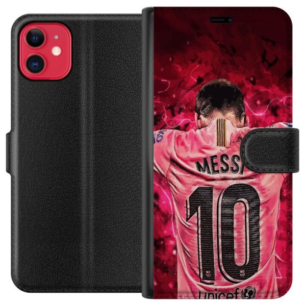 Apple iPhone 11 Lommeboketui Messi