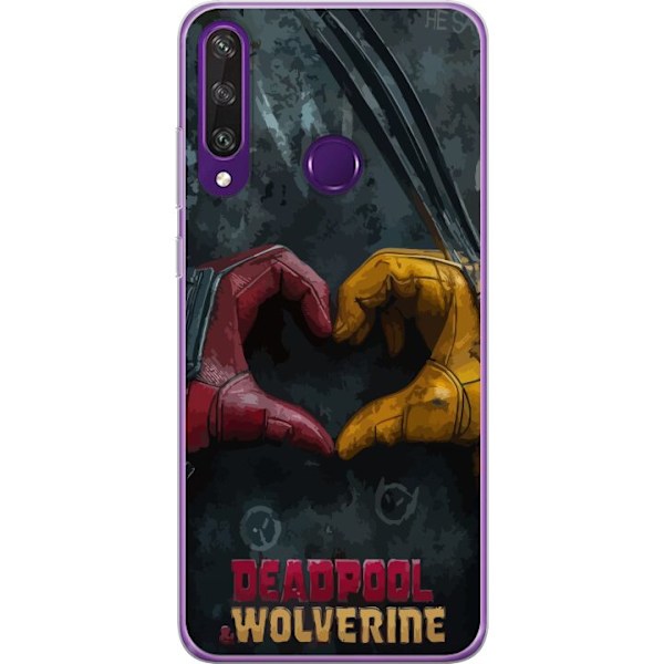 Huawei Y6p Läpinäkyvä kuori Wolverine Deadpool