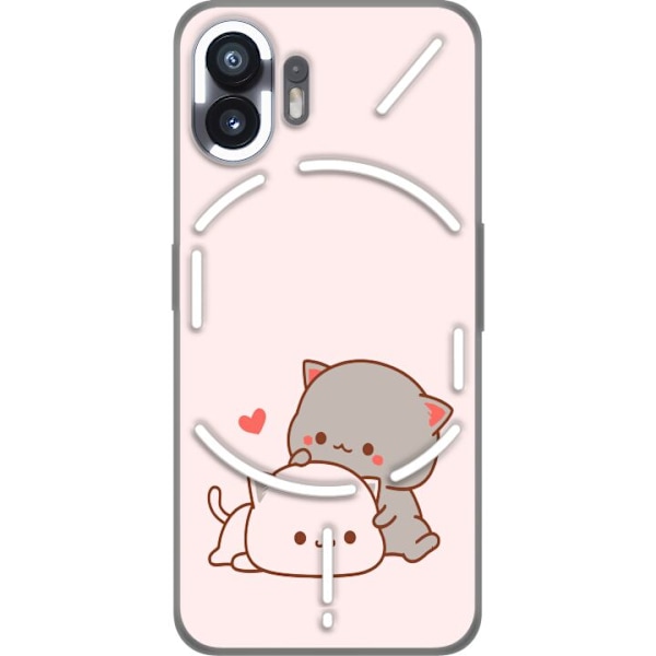 Nothing Phone (2) Gennemsigtig cover Kawaii Kat