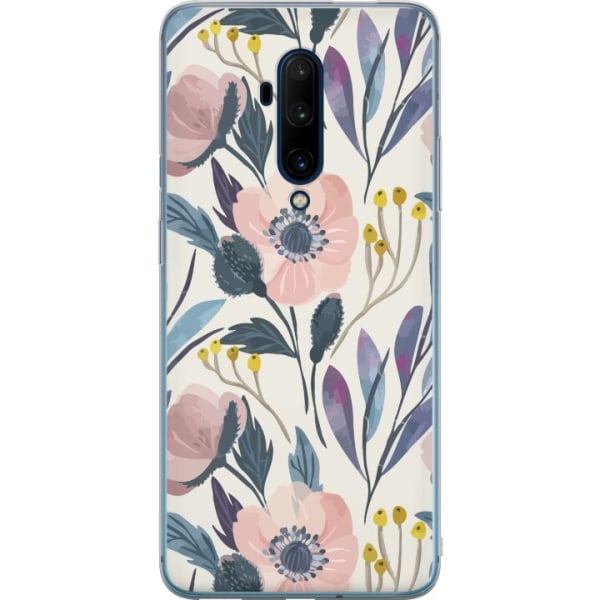 OnePlus 7T Pro Gjennomsiktig deksel Blomsterlykke