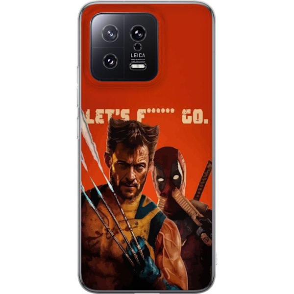 Xiaomi 13 Genomskinligt Skal Deadpool & Wolverine