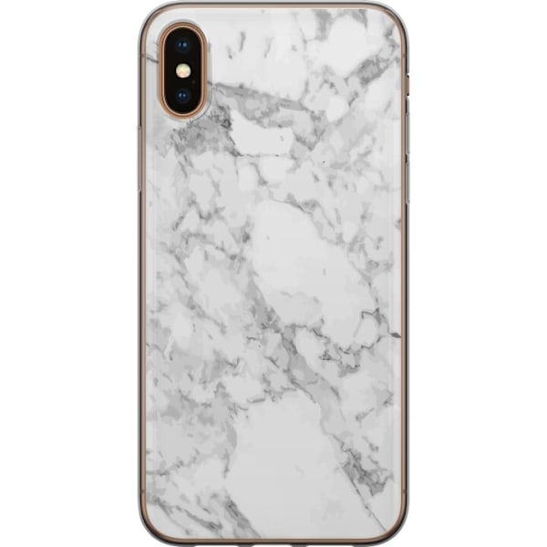 Apple iPhone X Gennemsigtig cover Marmor