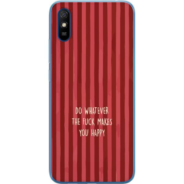 Kompatibelt Mobildeksel til Xiaomi Redmi 9AT Gör det som gör dig glad rød