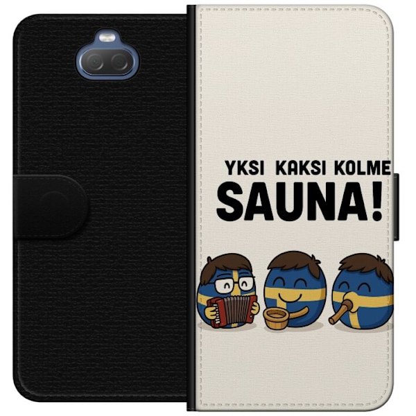 Sony Xperia 10 Plånboksfodral Festivalen Kaj Bara Bada Bastu