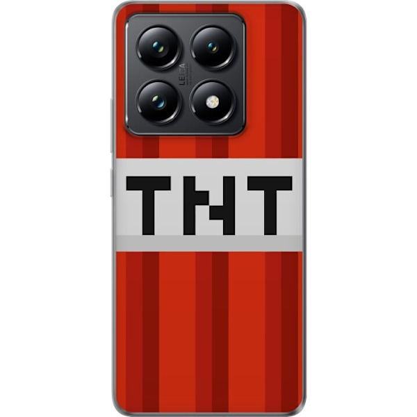 Xiaomi 14T Pro Läpinäkyvä kuori Minecraft TNT