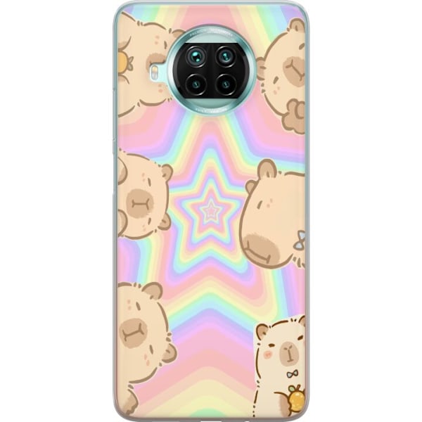 Xiaomi Mi 10T Lite 5G Genomskinligt Skal Kawaii Capybara Galaxy Söt Anime Djur Rymdmotiv Kawaii Trend Present TikTok Design