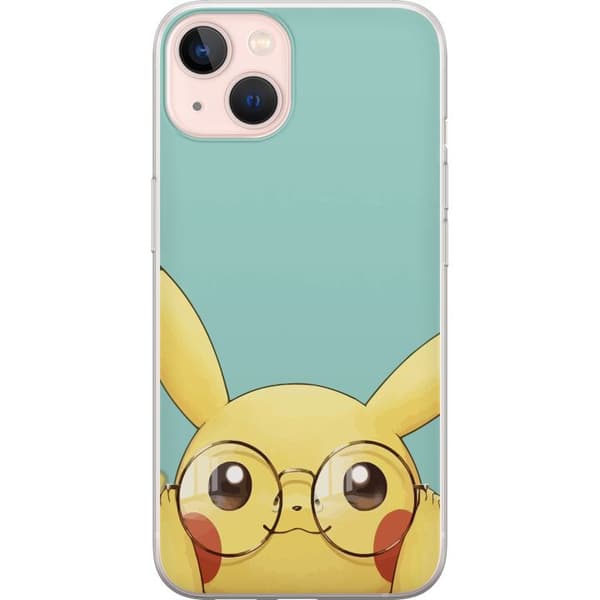 Kompatibel Mobilcover til Apple iPhone 13 Pikachu briller