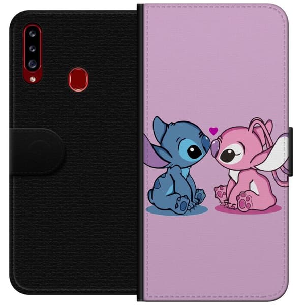 Yhteensopiva Lompakkokotelo Samsung Galaxy A20s Ommella