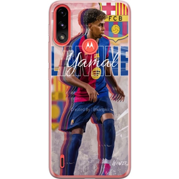 Motorola Moto E7 Power Gennemsigtig cover Lamine Yamal FCB