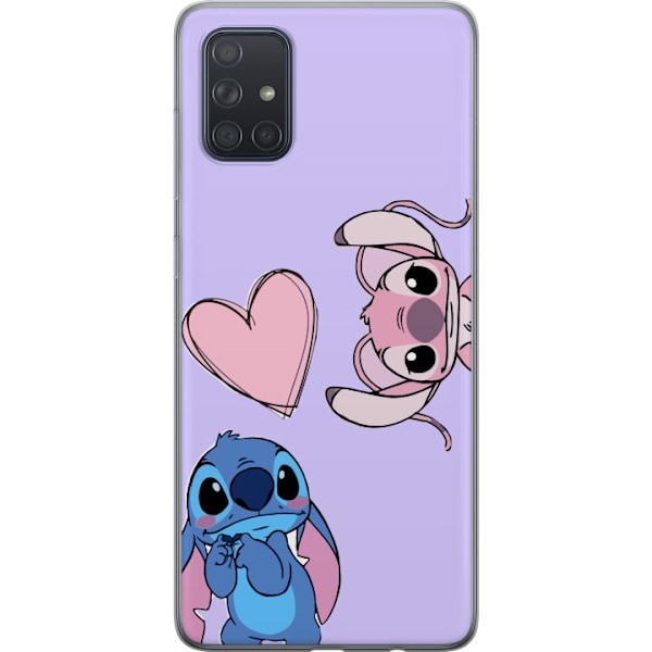 Samsung Galaxy A71 Gennemsigtig cover Stitch Mode