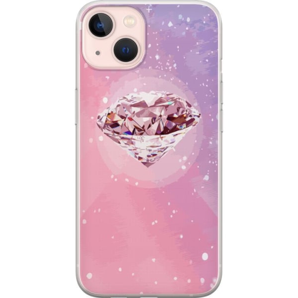 Apple iPhone 13 mini Gjennomsiktig deksel Glitter Diamant