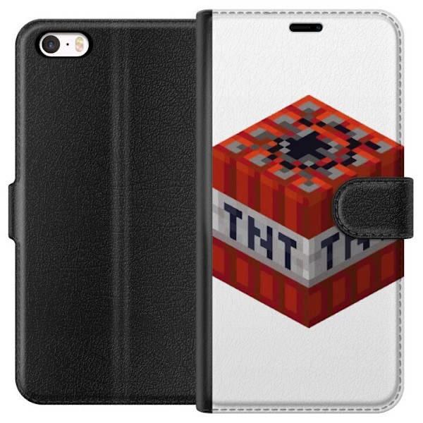 Apple iPhone 5 Plånboksfodral Minecraft TNT