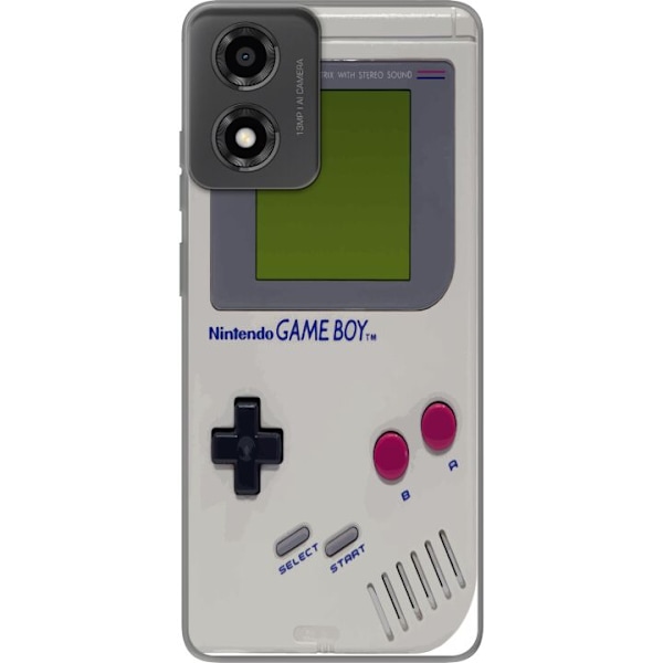 Motorola Moto E14 Läpinäkyvä kuori Game Boy