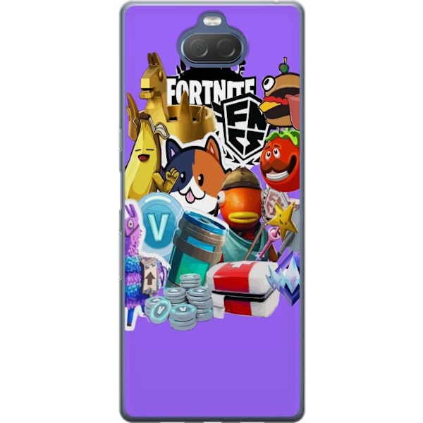 Sony Xperia 10 Plus Läpinäkyvä kuori Fortnite