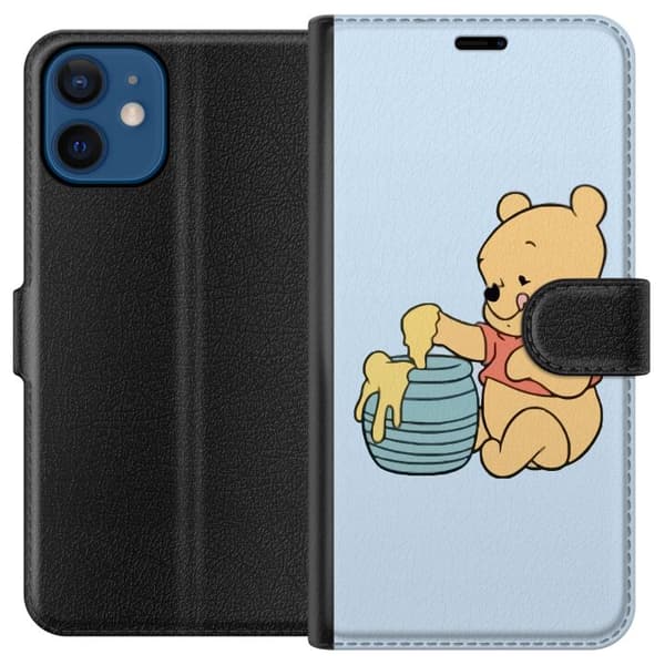 Kompatibelt Plånboksfodral till Apple iPhone 12 mini Nalle Puh