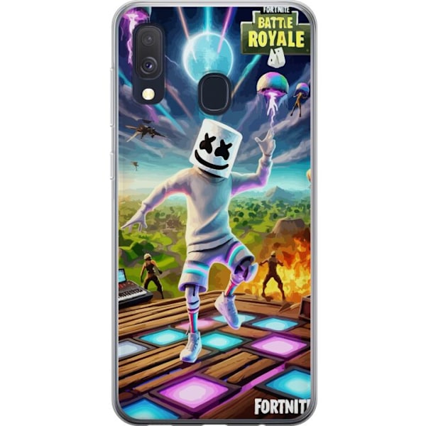 Samsung Galaxy A40 Gjennomsiktig deksel Fortnite