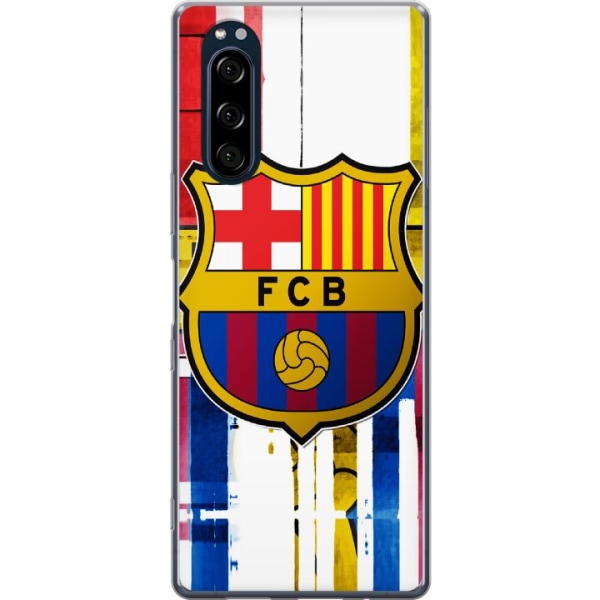 Sony Xperia 5 Läpinäkyvä kuori FC Barcelona