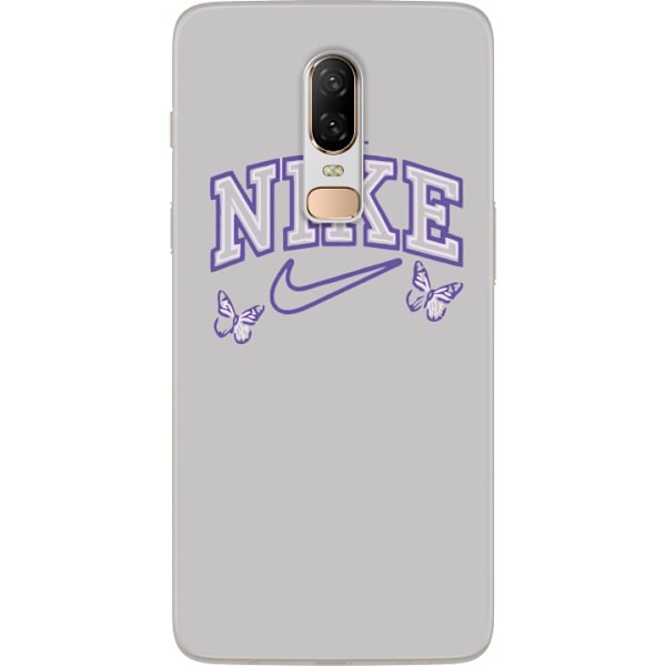 OnePlus 6 Läpinäkyvä kuori Nike