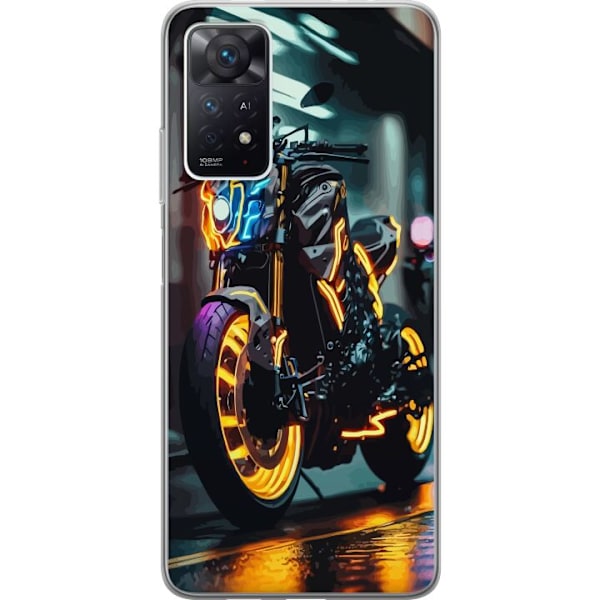 Xiaomi Redmi Note 11 Pro 5G Läpinäkyvä kuori Moottoripyörä