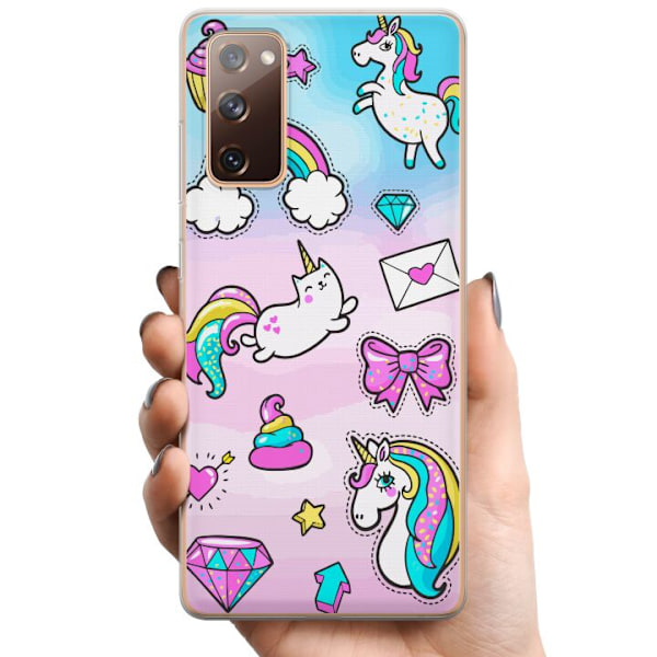 Samsung Galaxy S20 FE TPU Mobildeksel Unikorn